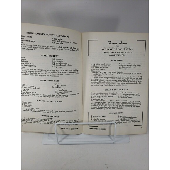 Amish Dutch Cookbook Ruth Redcay c1960s MCM Recipes from PA Restaurants Hotels - Picture 6 of 16